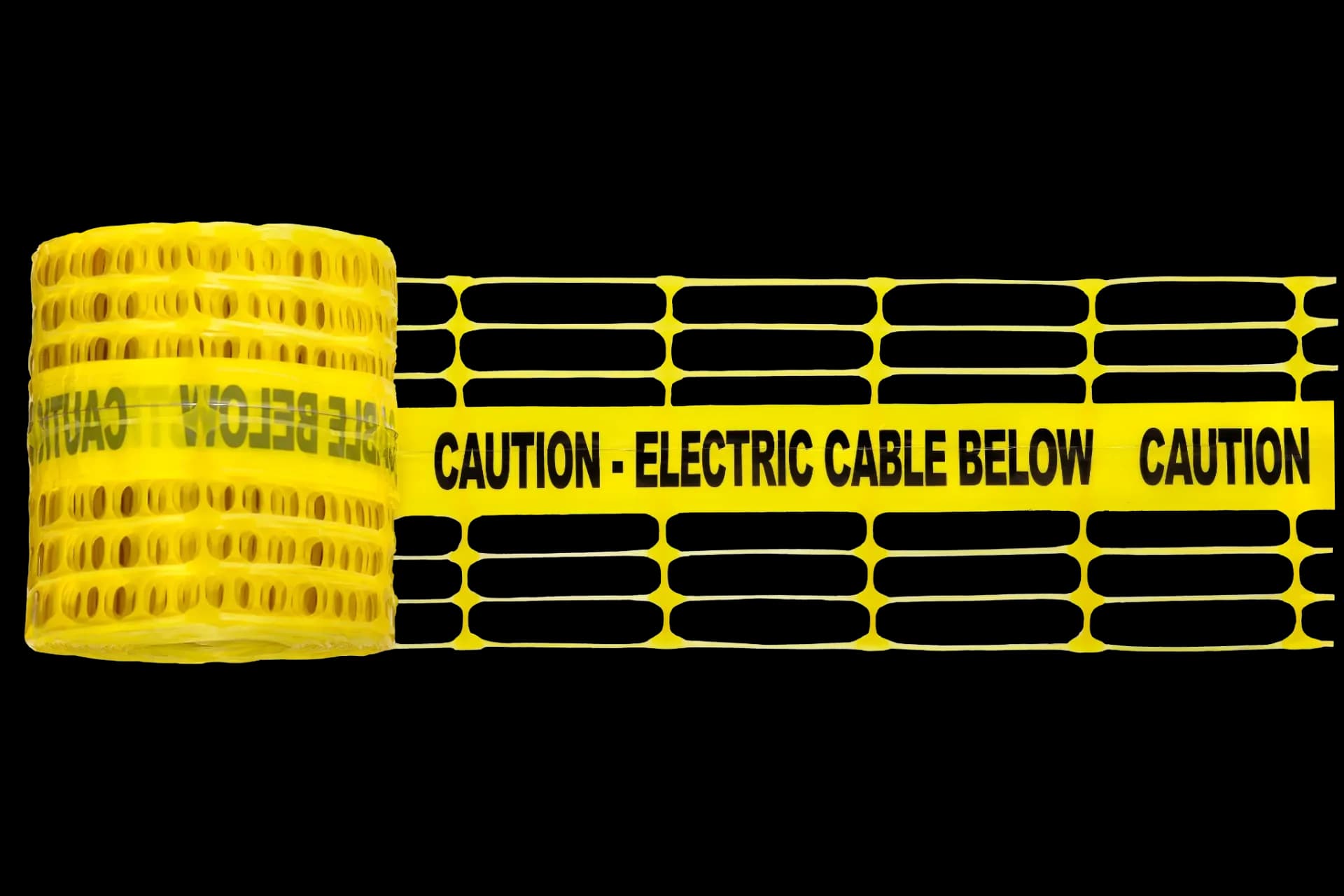 Warning Mesh - Roll and Extended View